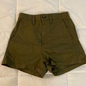 Madewell Green Shorts